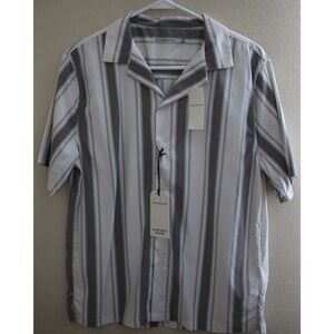 Abercrombie & Fitch Men's Striped Short Sleeve Shirt Size XS with Tags